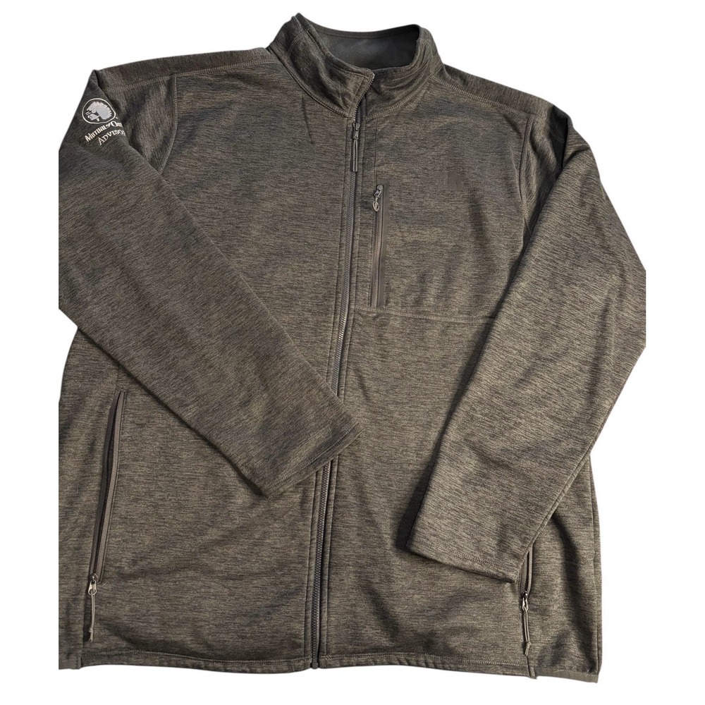The North Face‎ Jacket Mens XXL Full Zip Fleece Gray